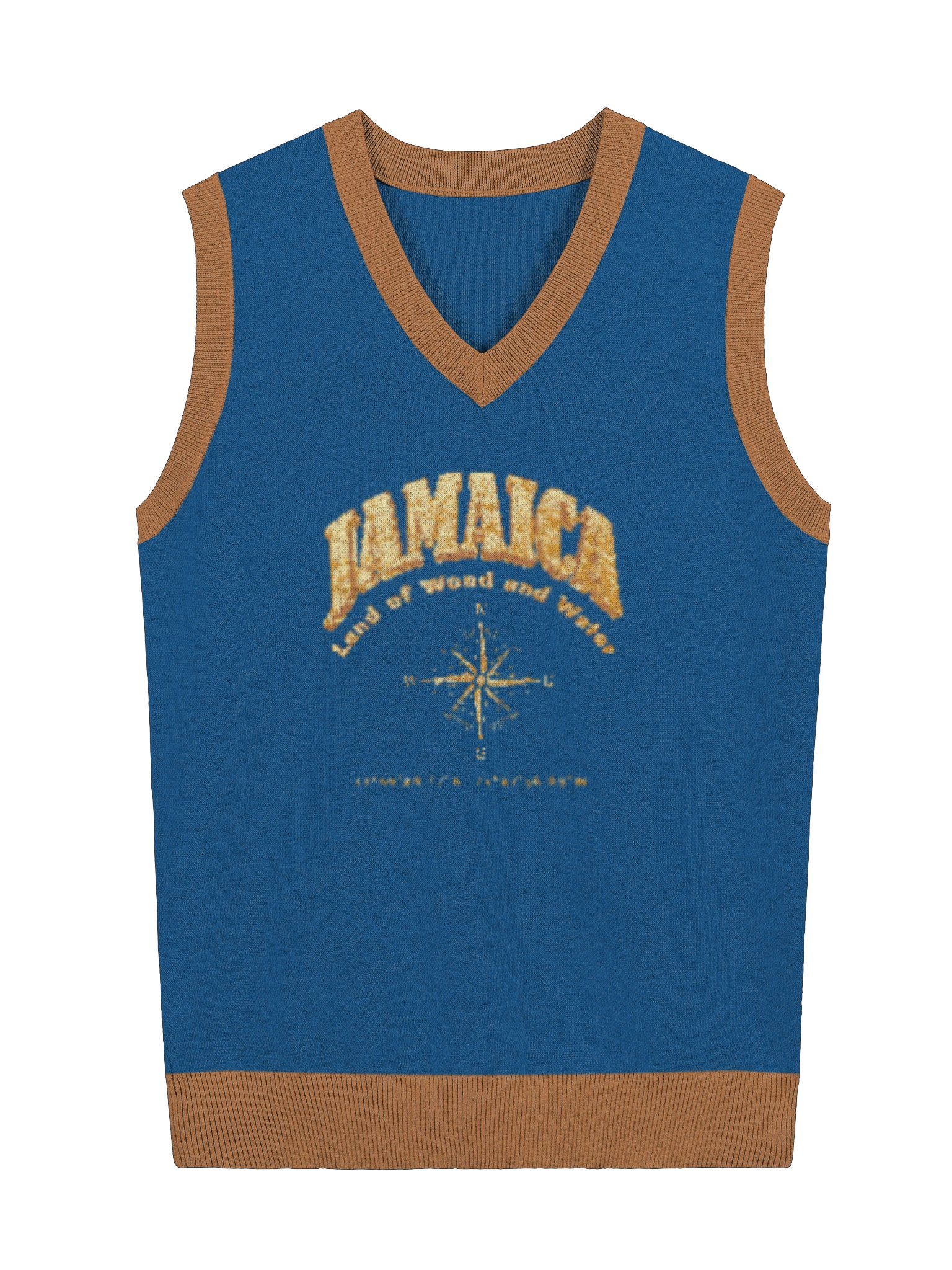 Compass - Jamaica - Vintage | Knitted V-Neck Vest product image (1)
