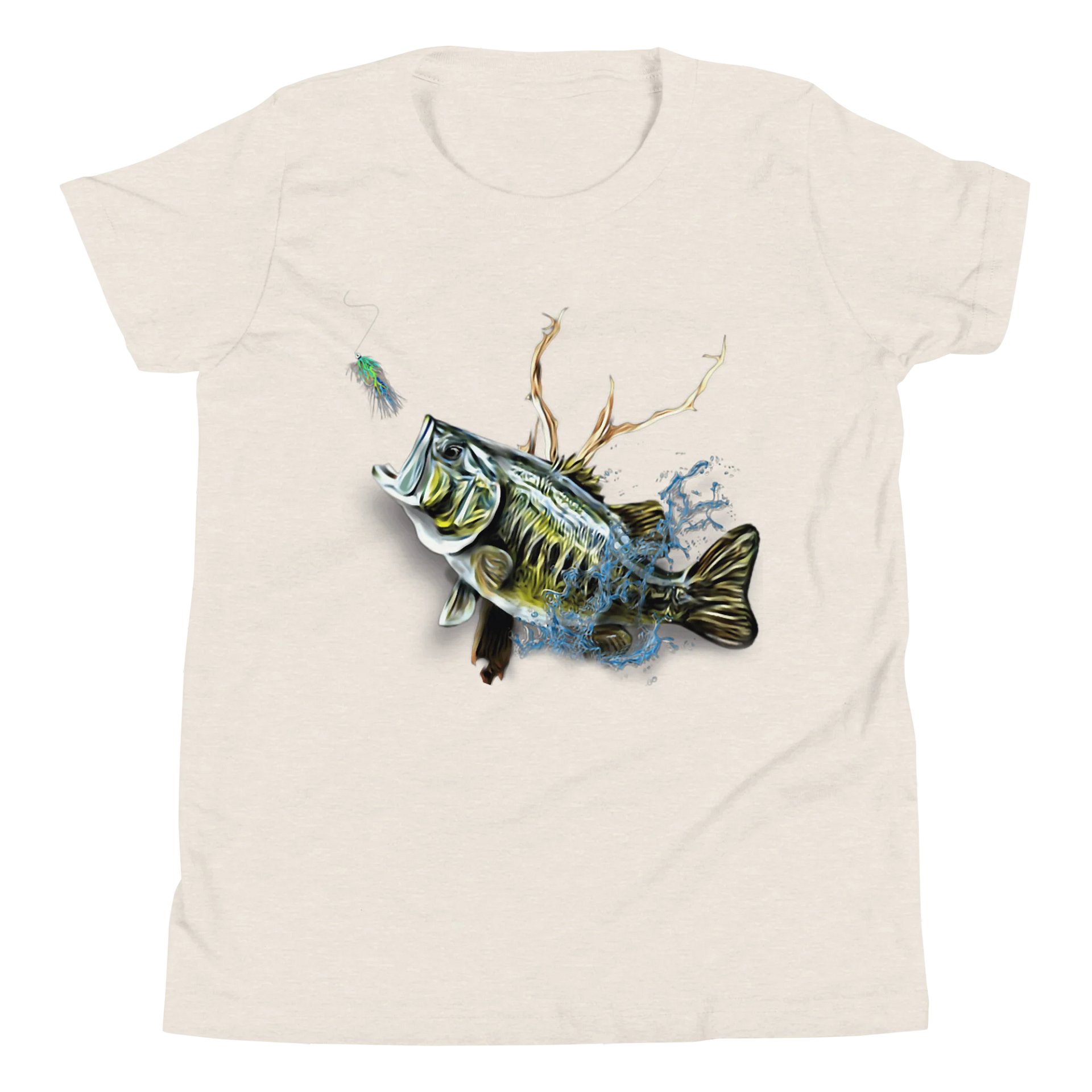 Leaping Bass Youth T-Shirt product image (4)