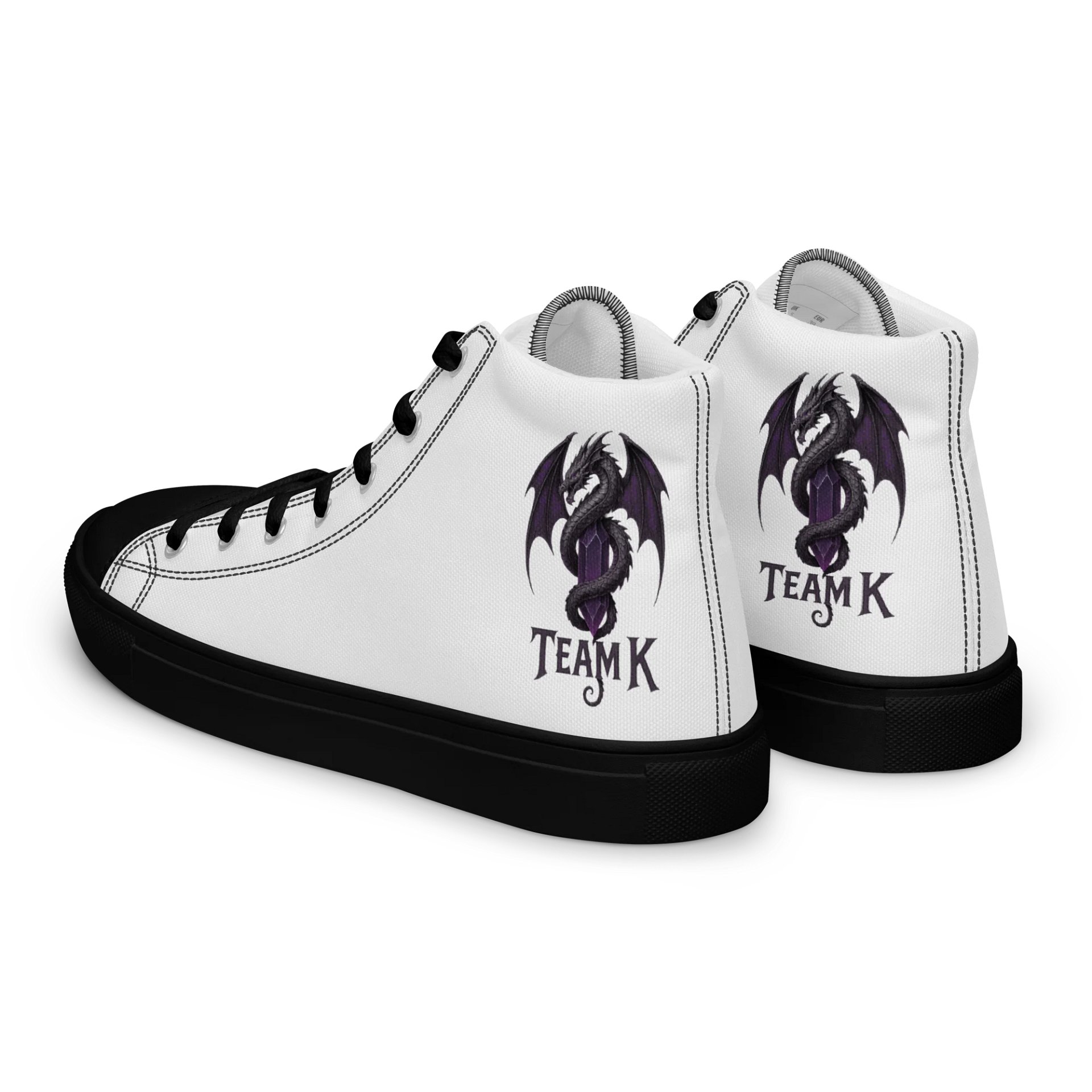 Team K V-4 Women's High Top Canvas Shoes product image (5)