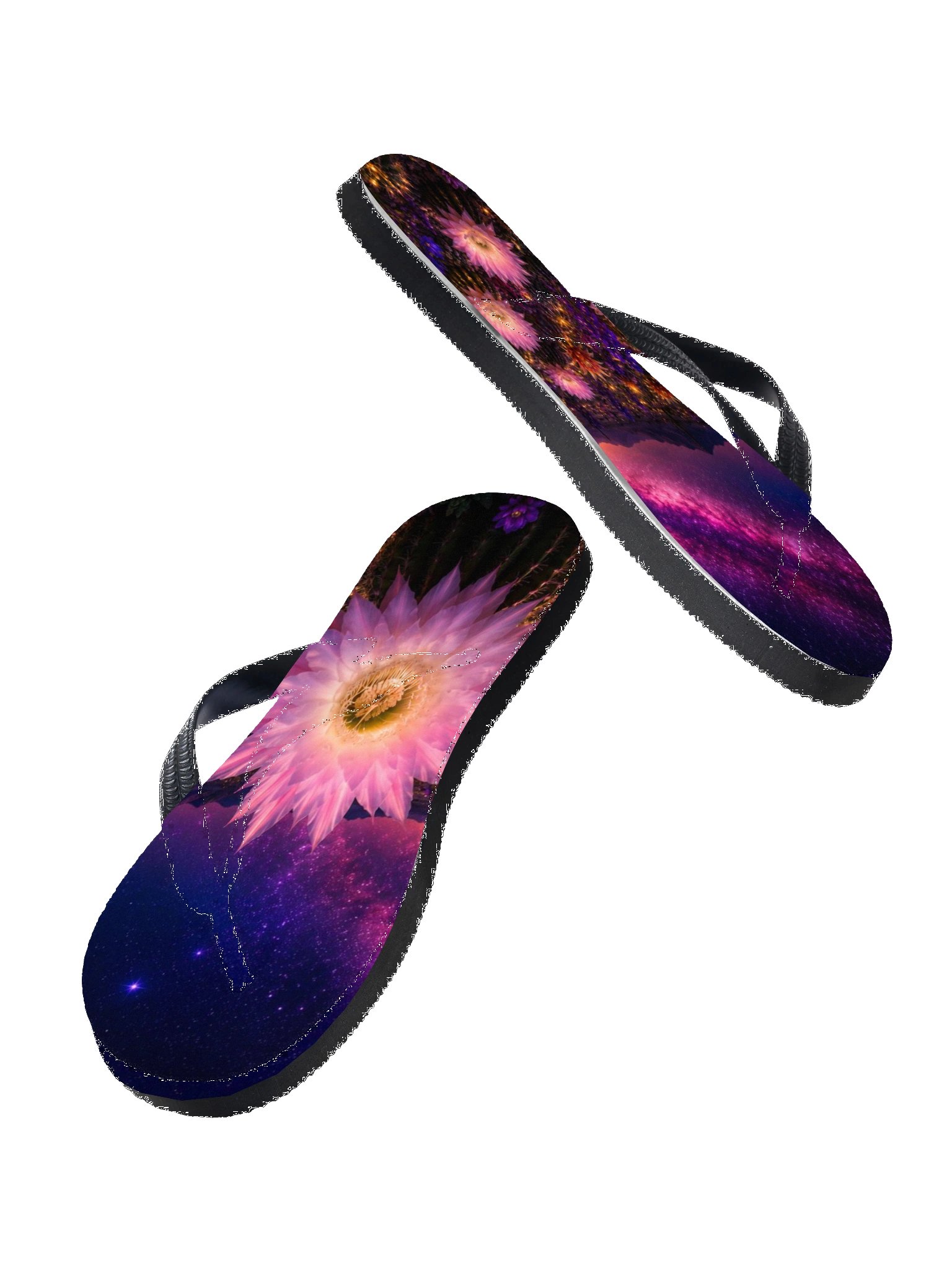 Surreal Desert Bloom Flip-Flops product image (2)