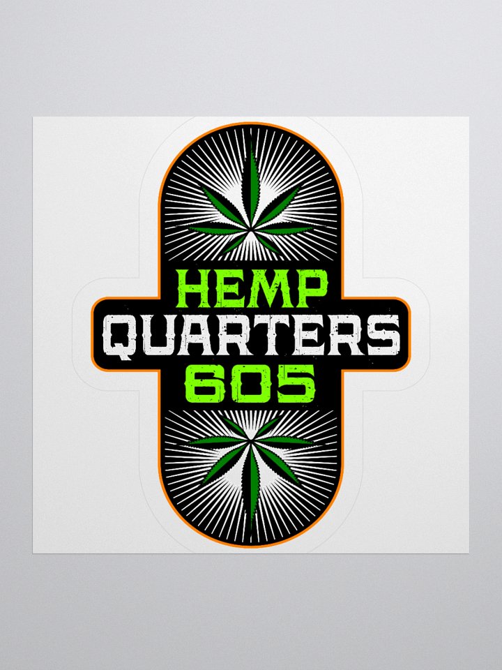 Hemp Quarters Invisible Back Sticker 3