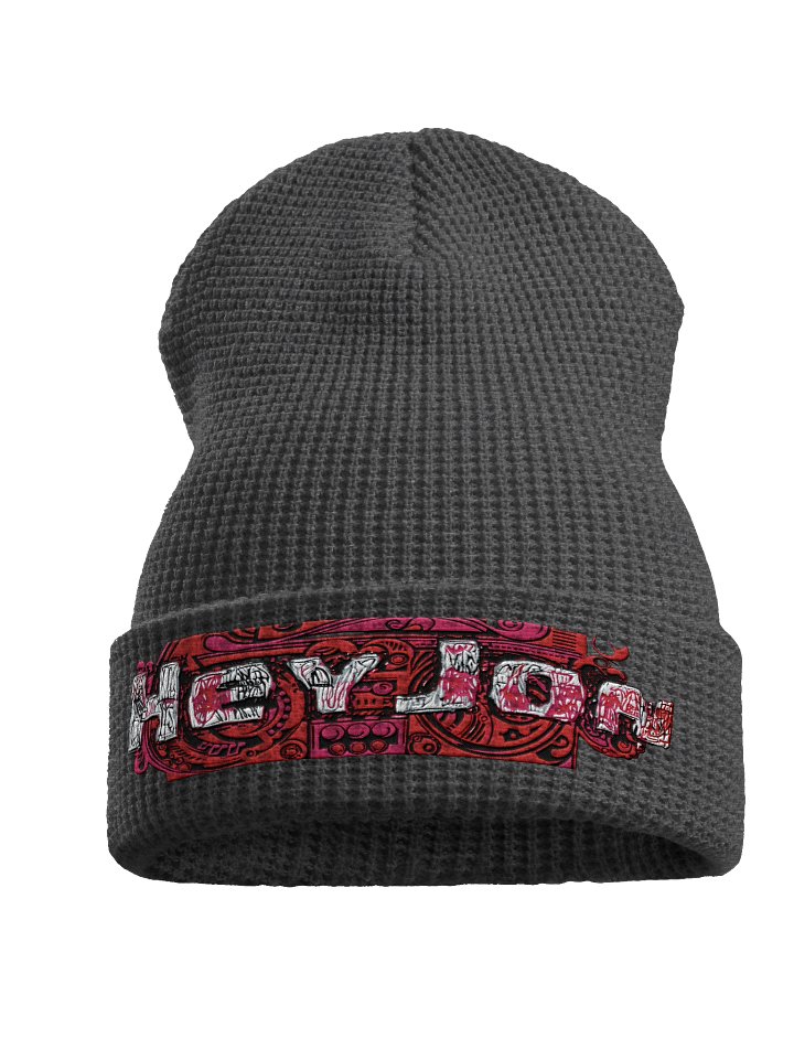 Graffiti Swirl Waffle Beanie product image (1)