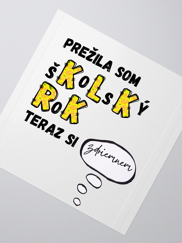 "Prežila som" nálepka product image (2)