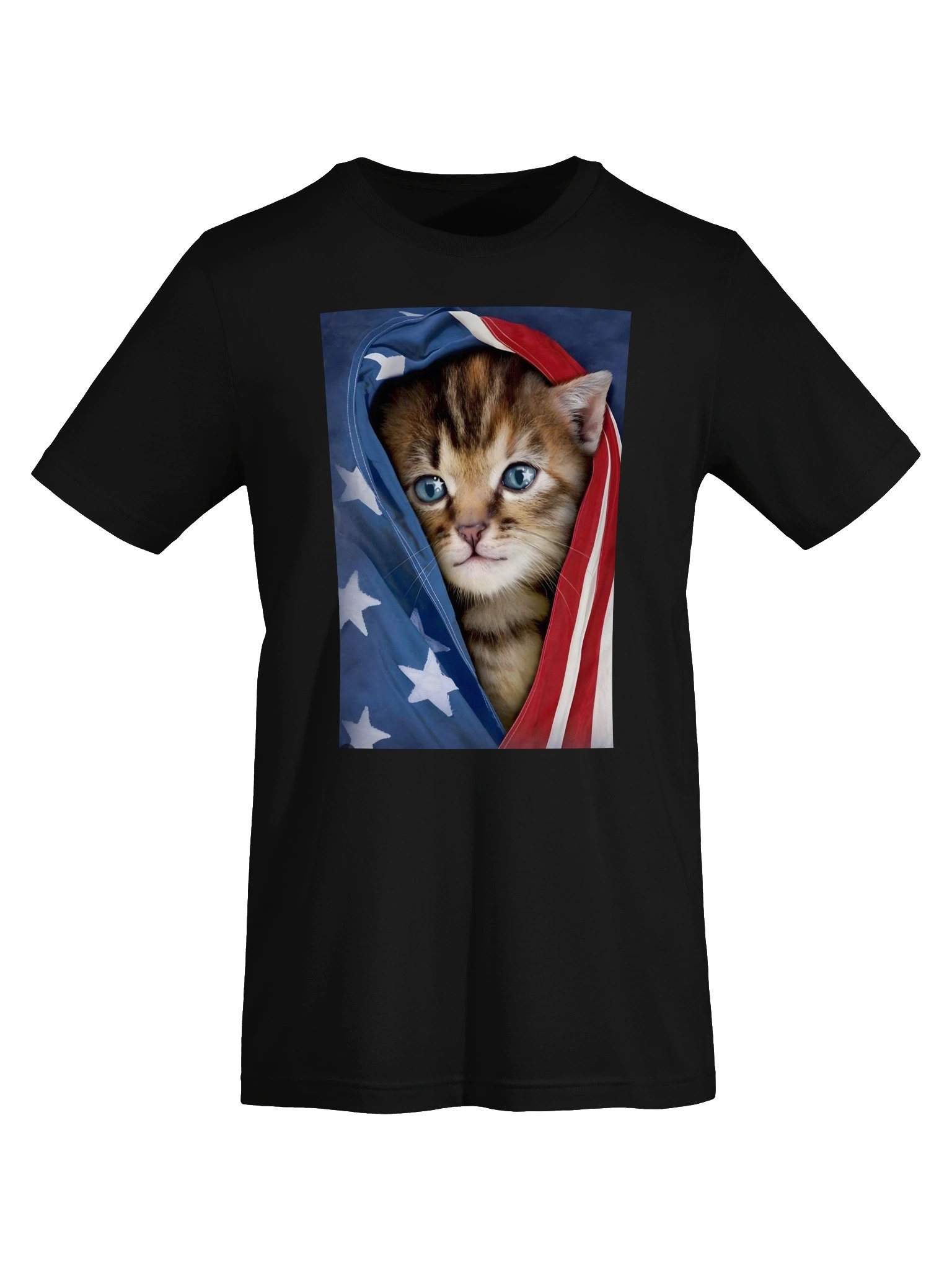 Patriotic Kitten Stars & Stripes Tee product image (50)