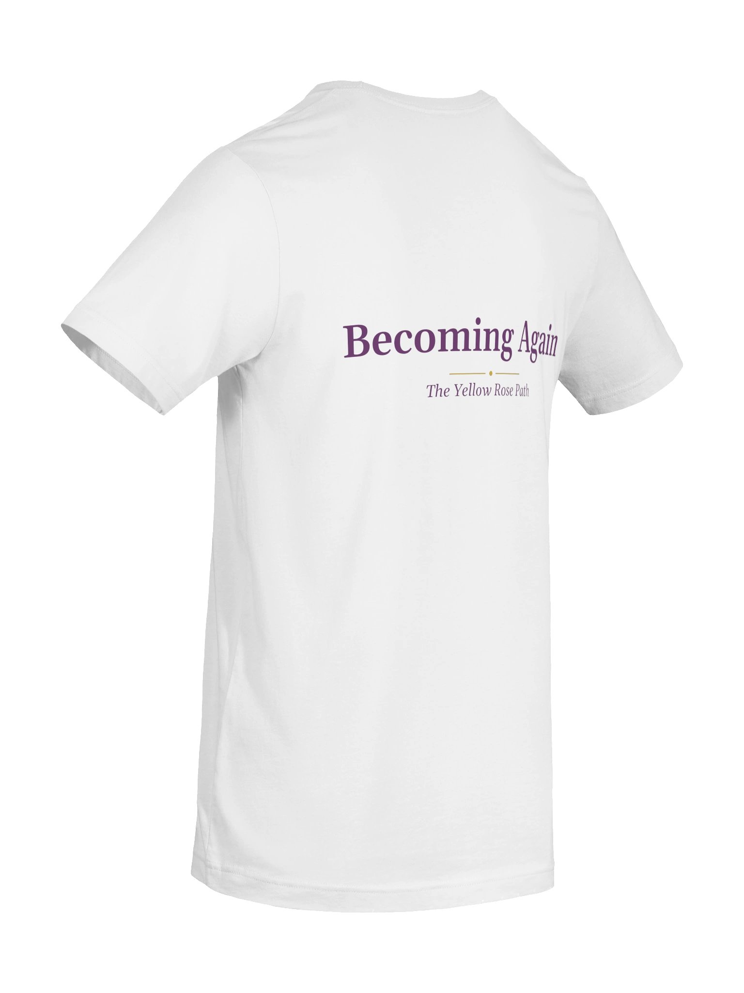 Becoming Again: Tee shirt product image (8)