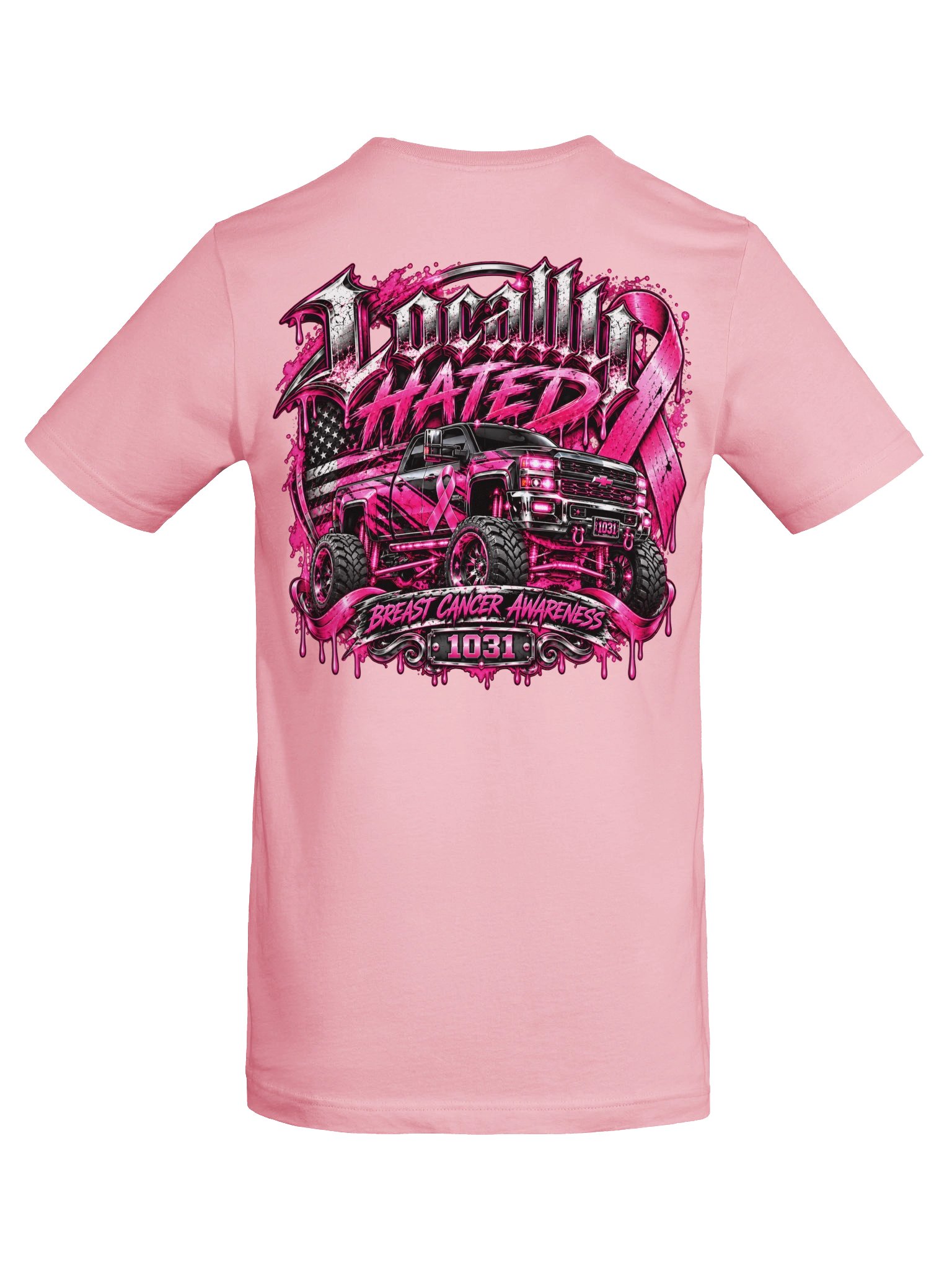LOCALLY HATED LADIES BREAST CANCER AWARENESS TRUCK product image (6)