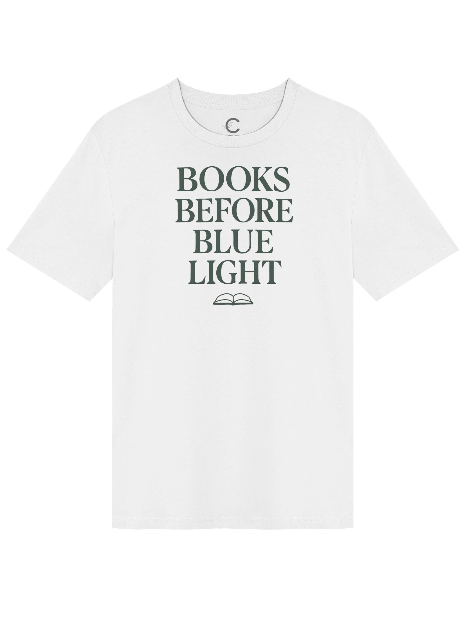 Books Before Blue Light Organic T-Shirt product image (2)