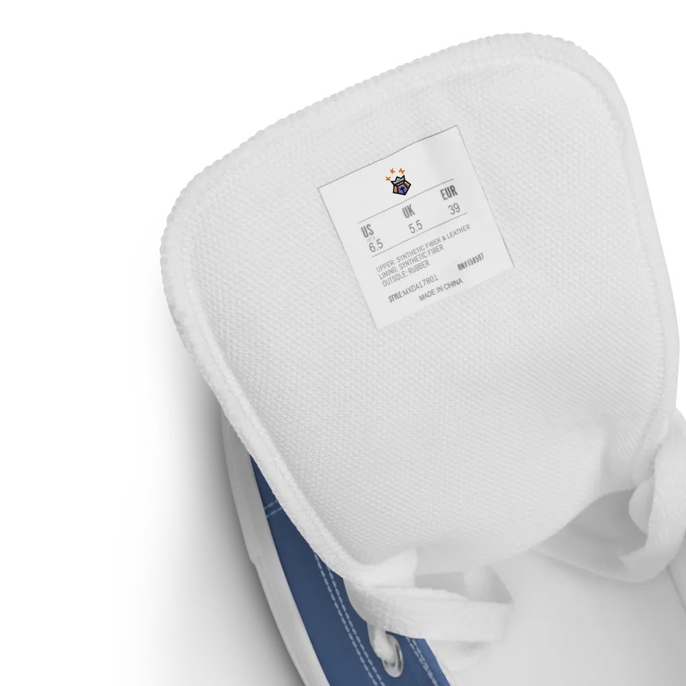 KKM Kashmir Blue High Tops product image (12)