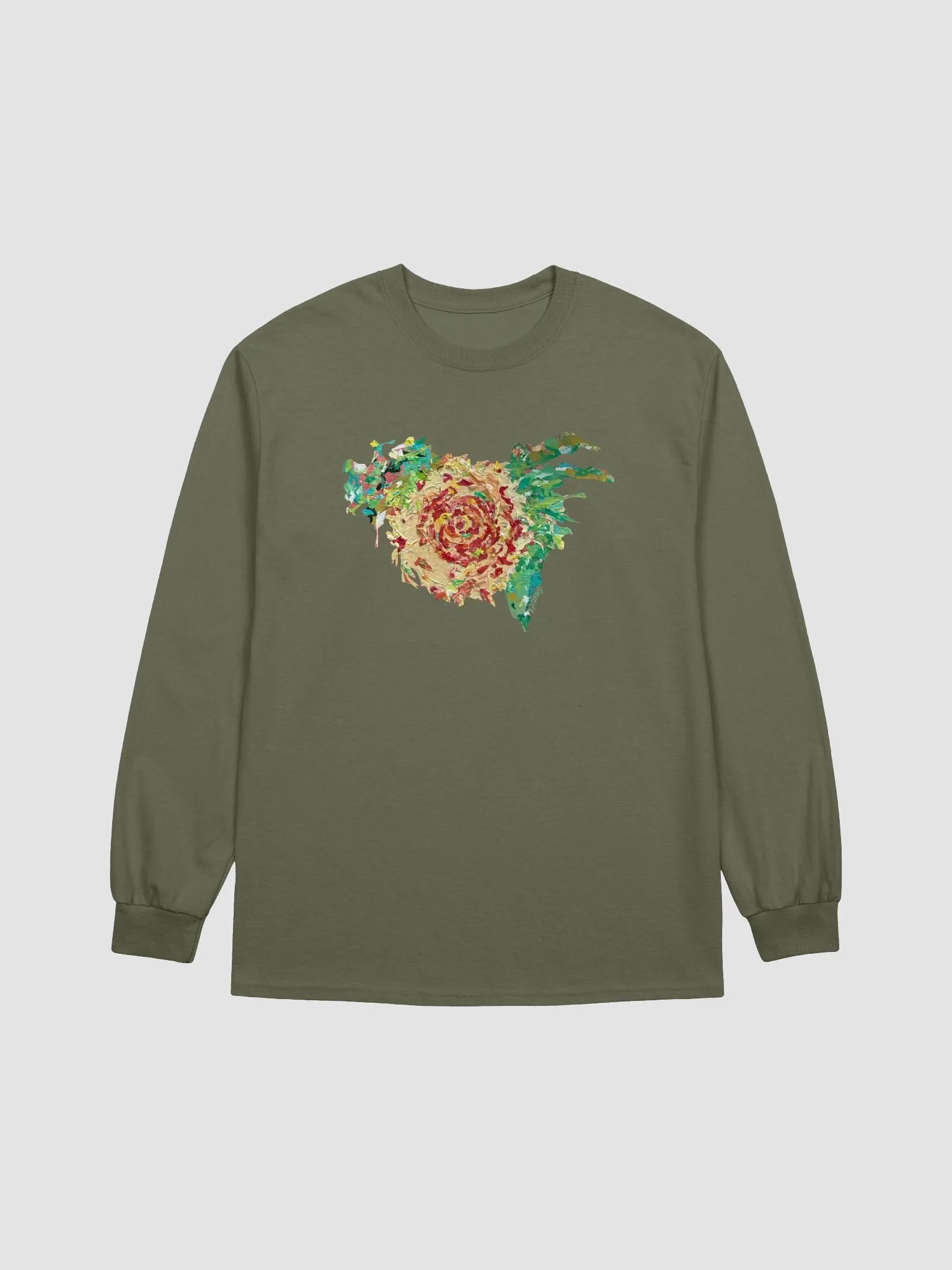 Adult Joyous Peony Long-Sleeve T-Shirt product image (9)