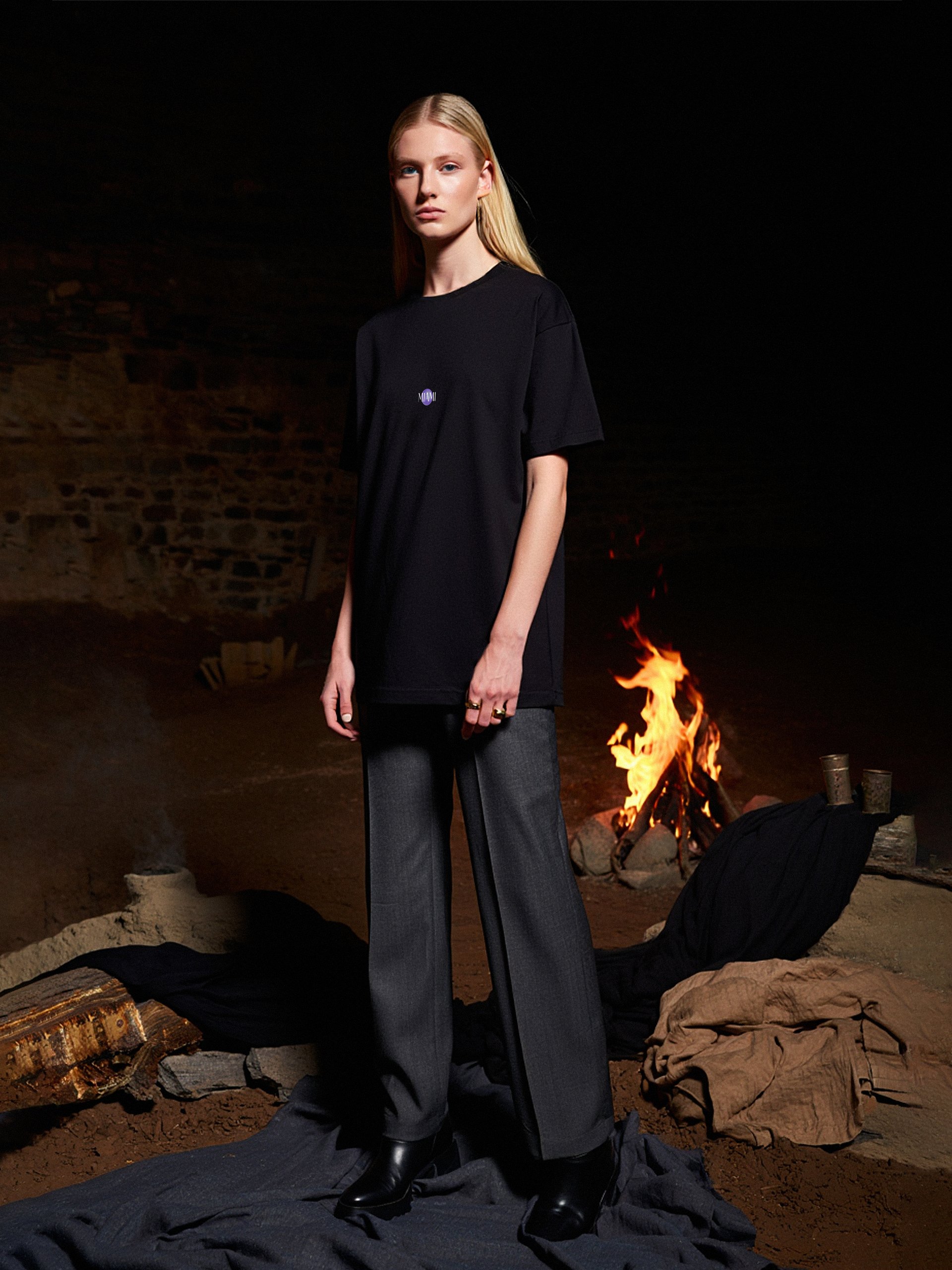 Black Miami T-Shirt product image (5)