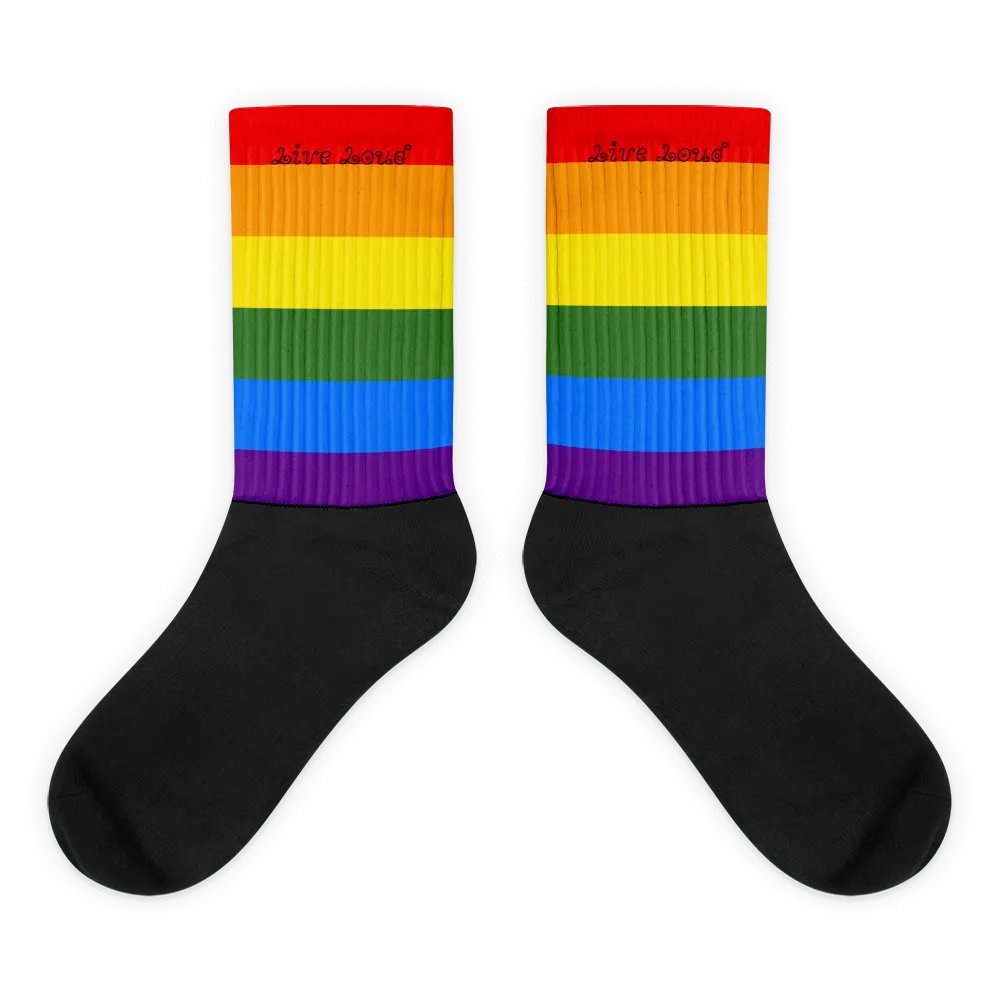 Vibrant Vibes Sublimated Socks product image (1)