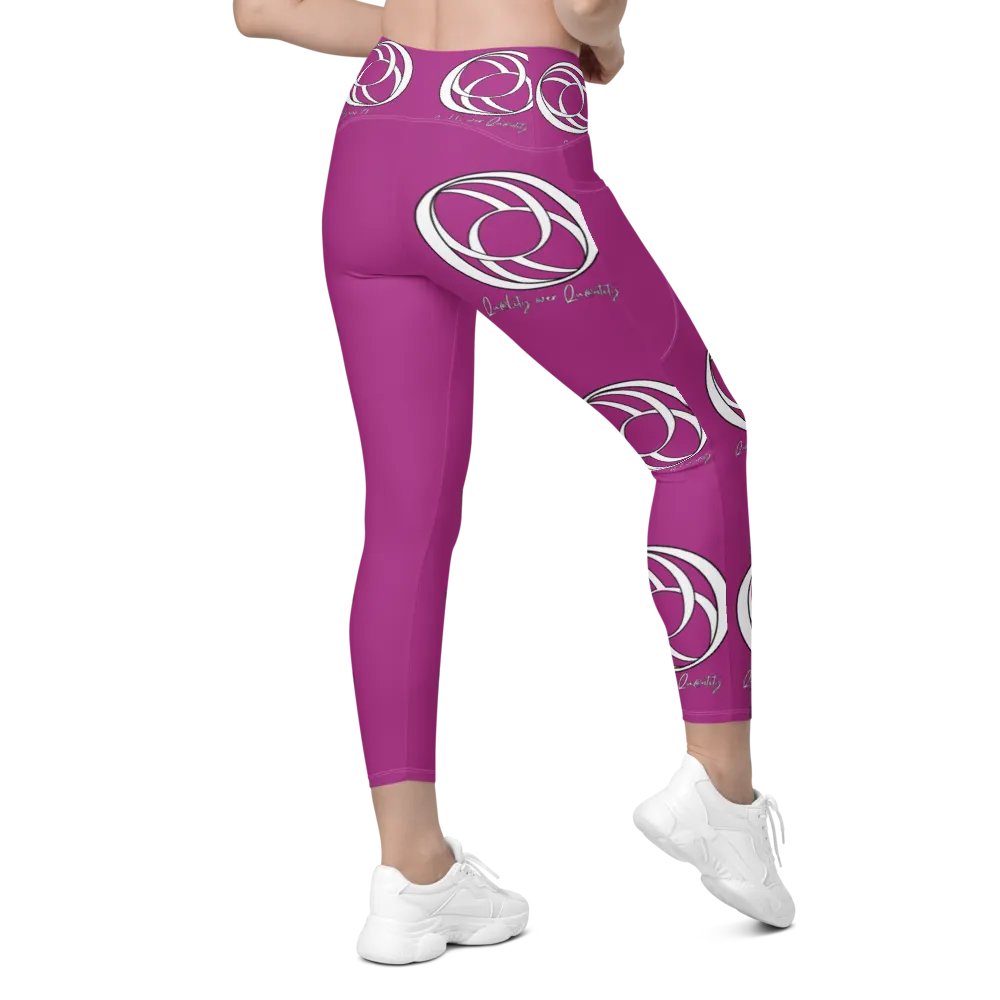 Women's Leggings (Violet) product image (11)