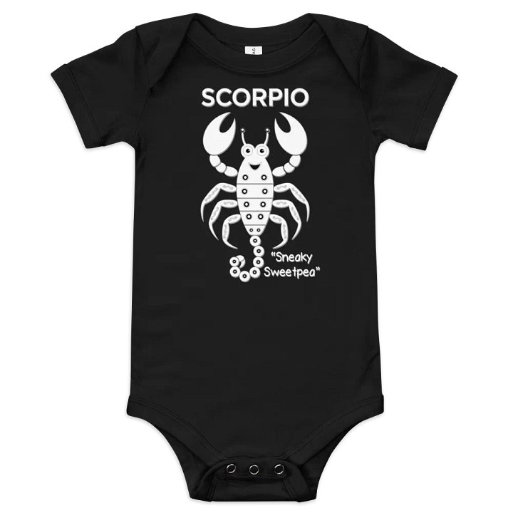 Sneaky Sweetpea Scorpion Baby Onesie product image (1)