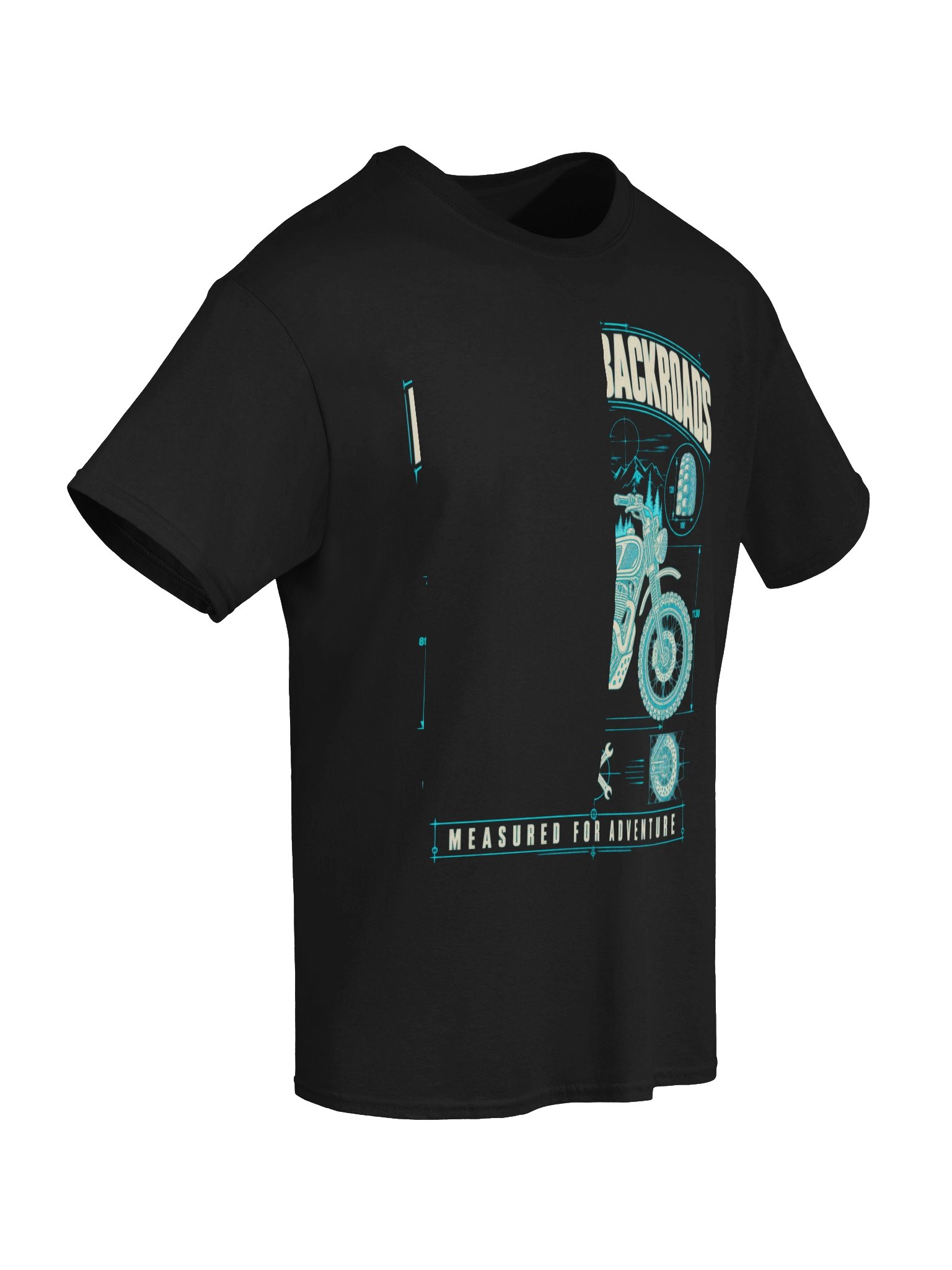Built for Backroads – Adventure Scrambler Motorcycle T-Shirt product image (6)