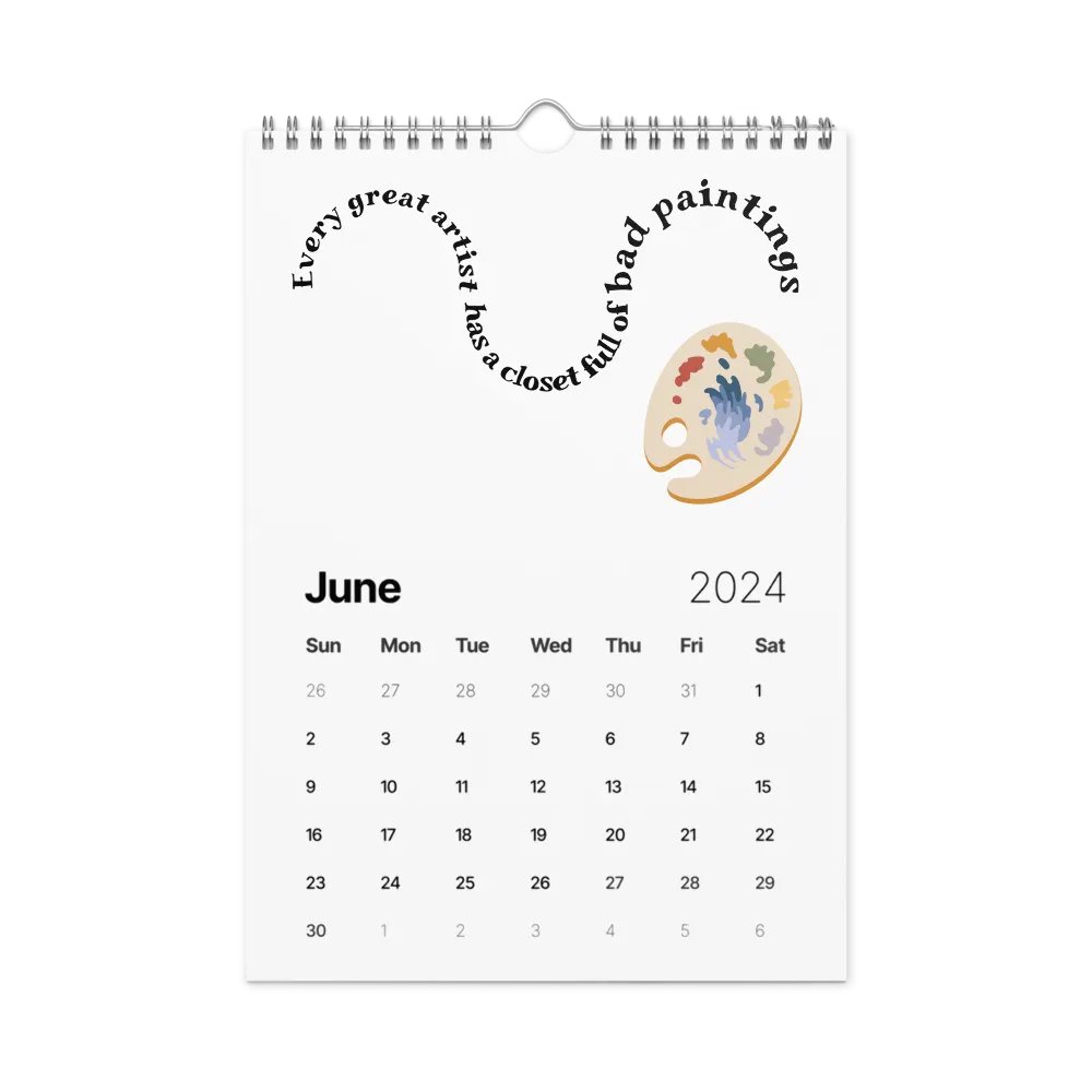 Wall Calendar for winners product image (8)