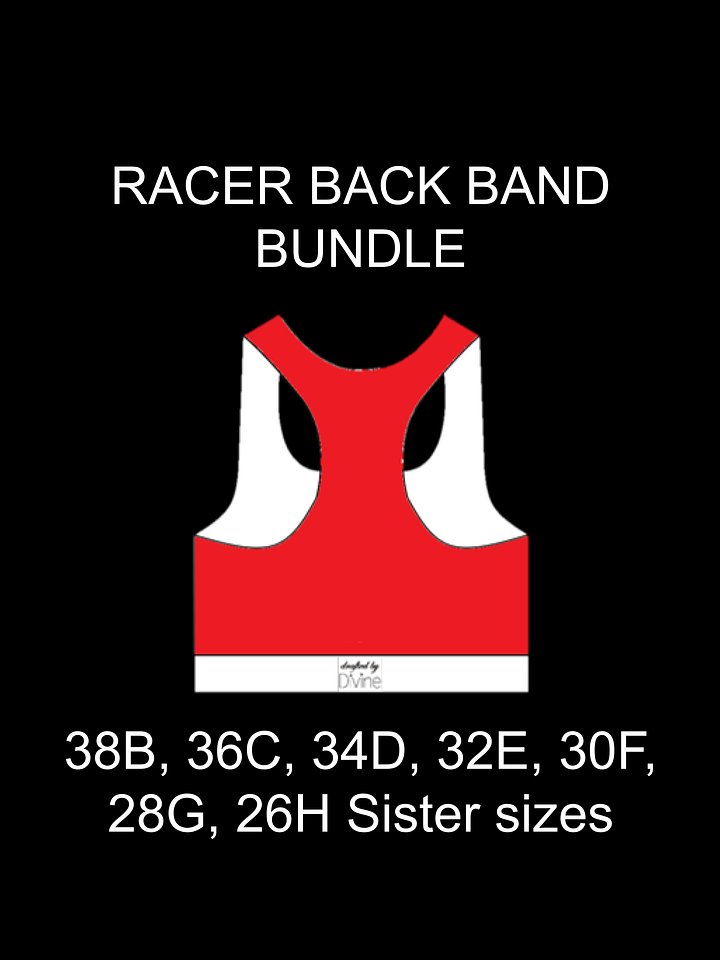Racer Back Band Bundle for 38B Sister sizes product image (1)