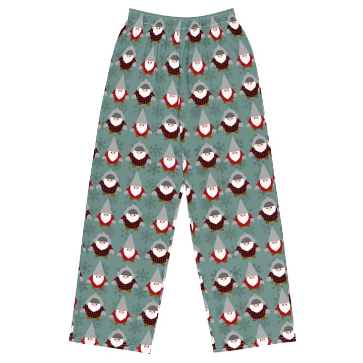 Festive Gnome Unisex Wide-Leg Pants product image (1)