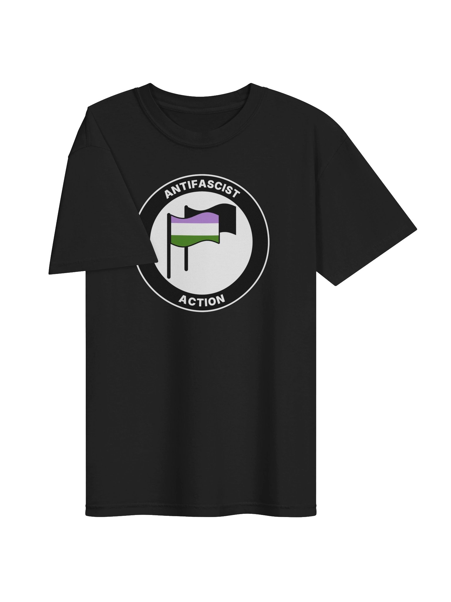 Antifa / Genderqueer Pride T-Shirt product image (3)