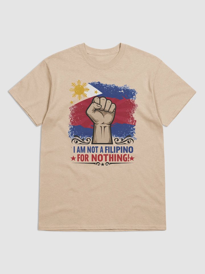 Proud Filipino Fist T-Shirt - Patriotic Philippines Heritage Tee product image (3)