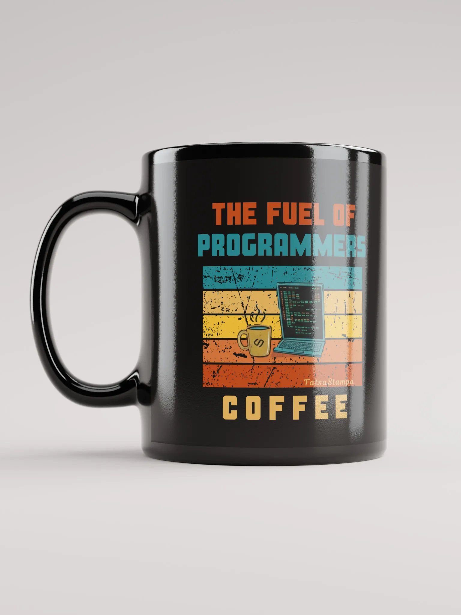 Code & Coffee Retro Mug product image (6)