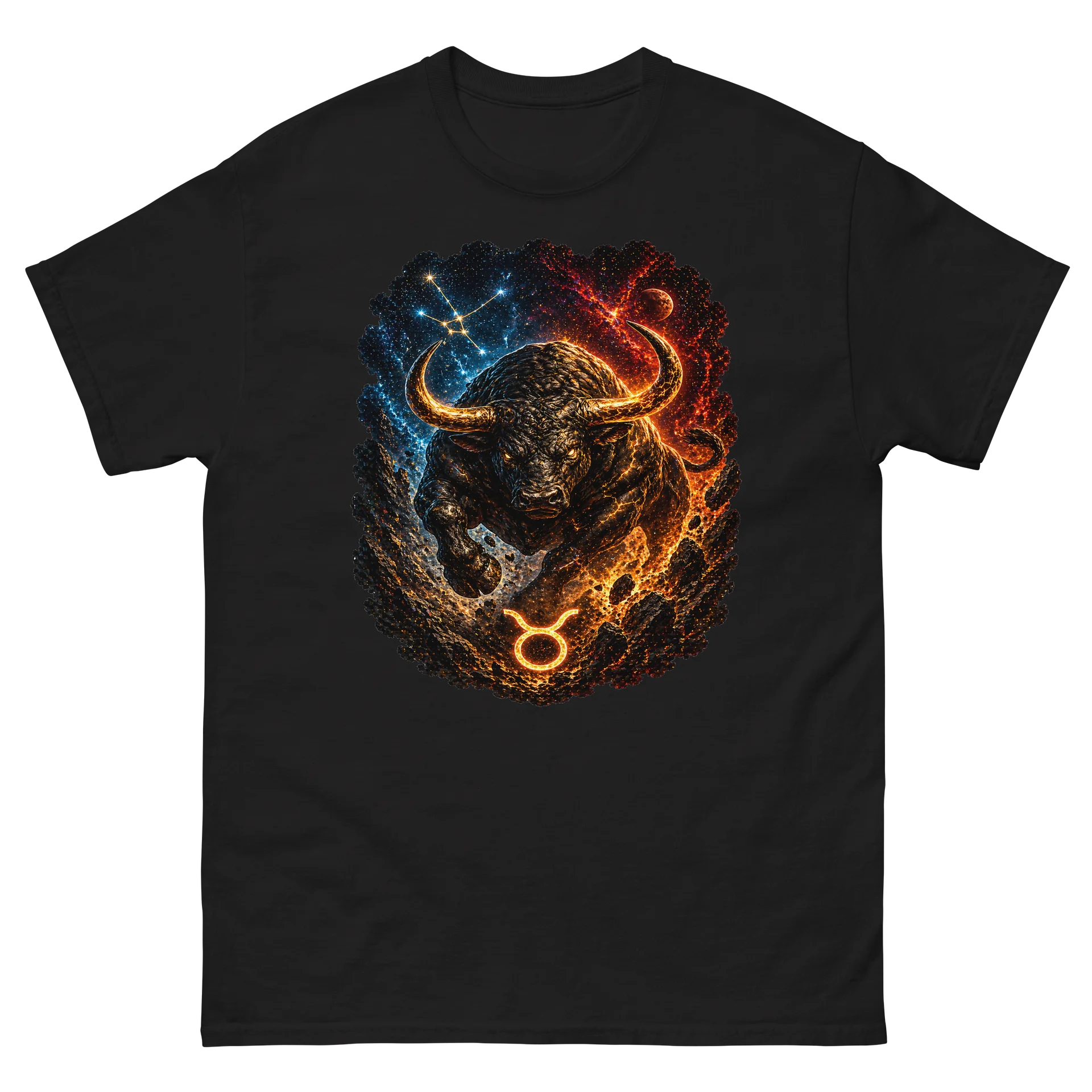 Heart of the Emerald Flame — Taurus Zodiac Tee product image (2)