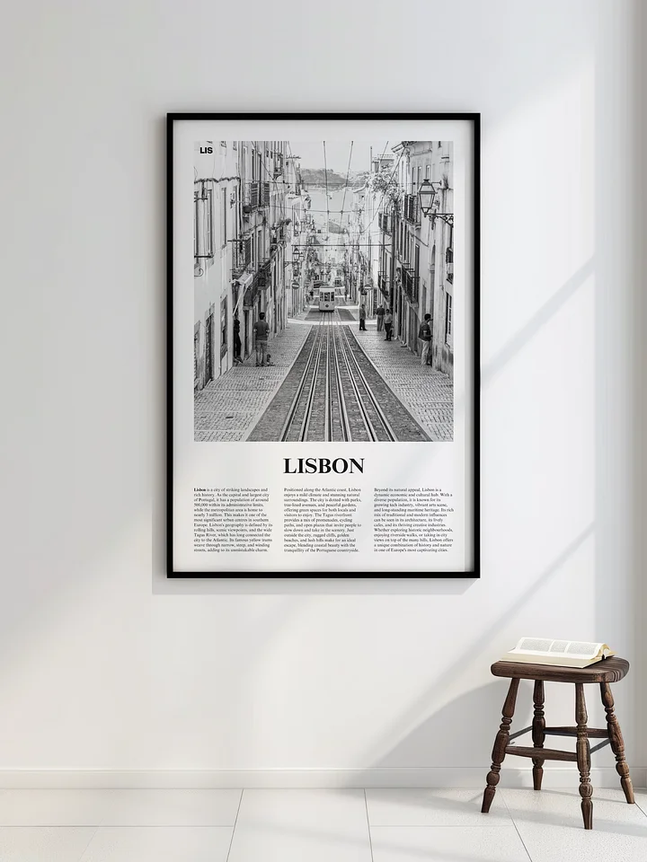Lisbon 01 Newspaper Poster product image (2)