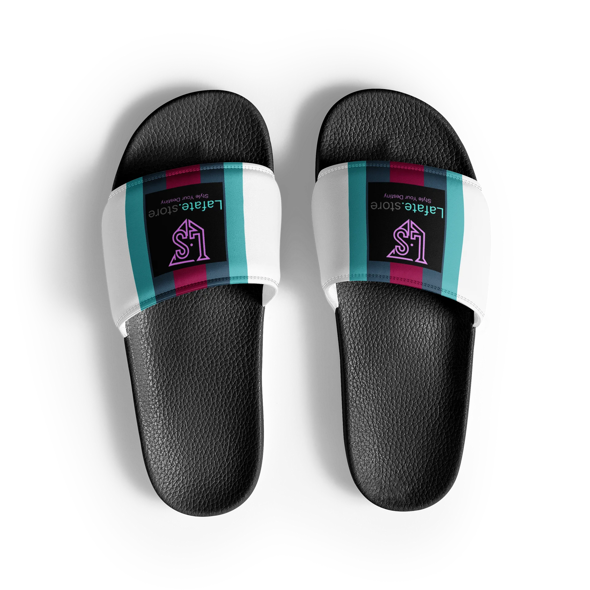 Lafate Store Ocean blue and White Slippers product image (3)