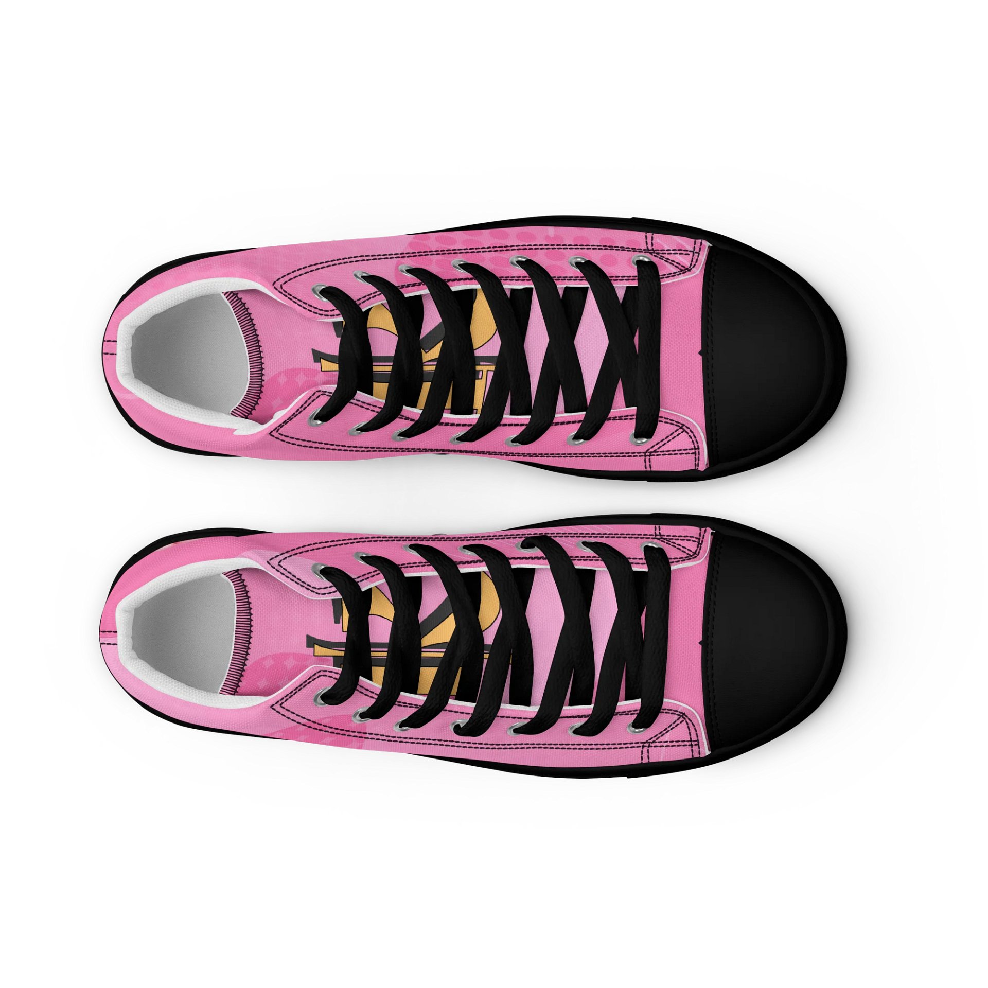 (PINK CHIBI) K Women's High Top Canvas Shoes product image (9)