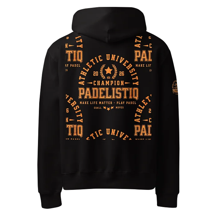 Bella Champion Butterfly Hoodie EQALL® PADELISTIQ_Peach Orange_Multiprint product image (1)