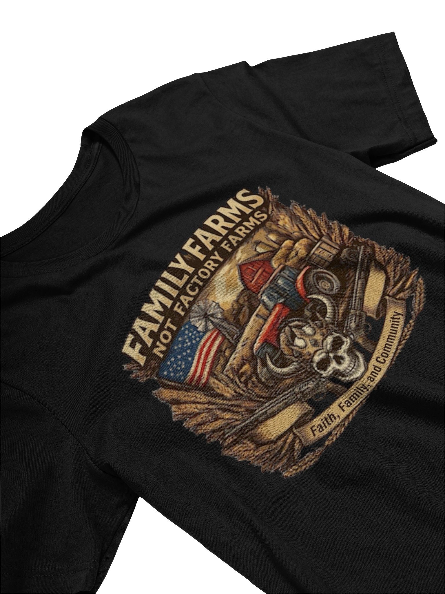 Family Farms Emblem Tee — Faith, Family and Community product image (3)