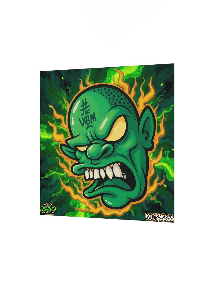 Green Slime Head Poster product image (7)