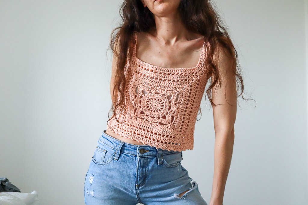 Willow Granny Square Tank - Crochet Top Pattern product image (3)