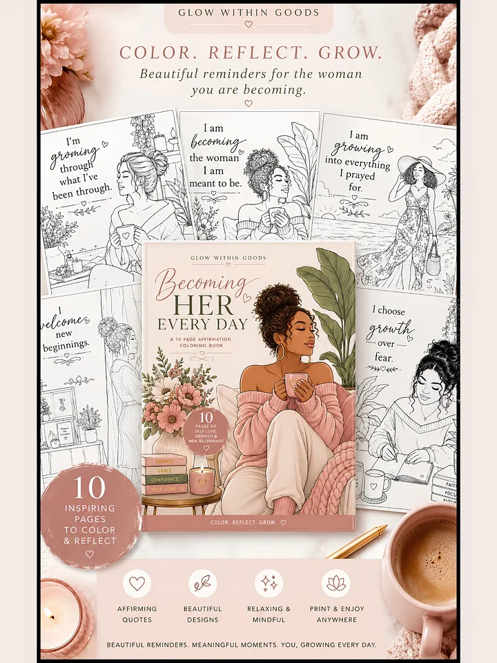 🎁 Free Becoming Her Every Day Coloring Book product image (2)