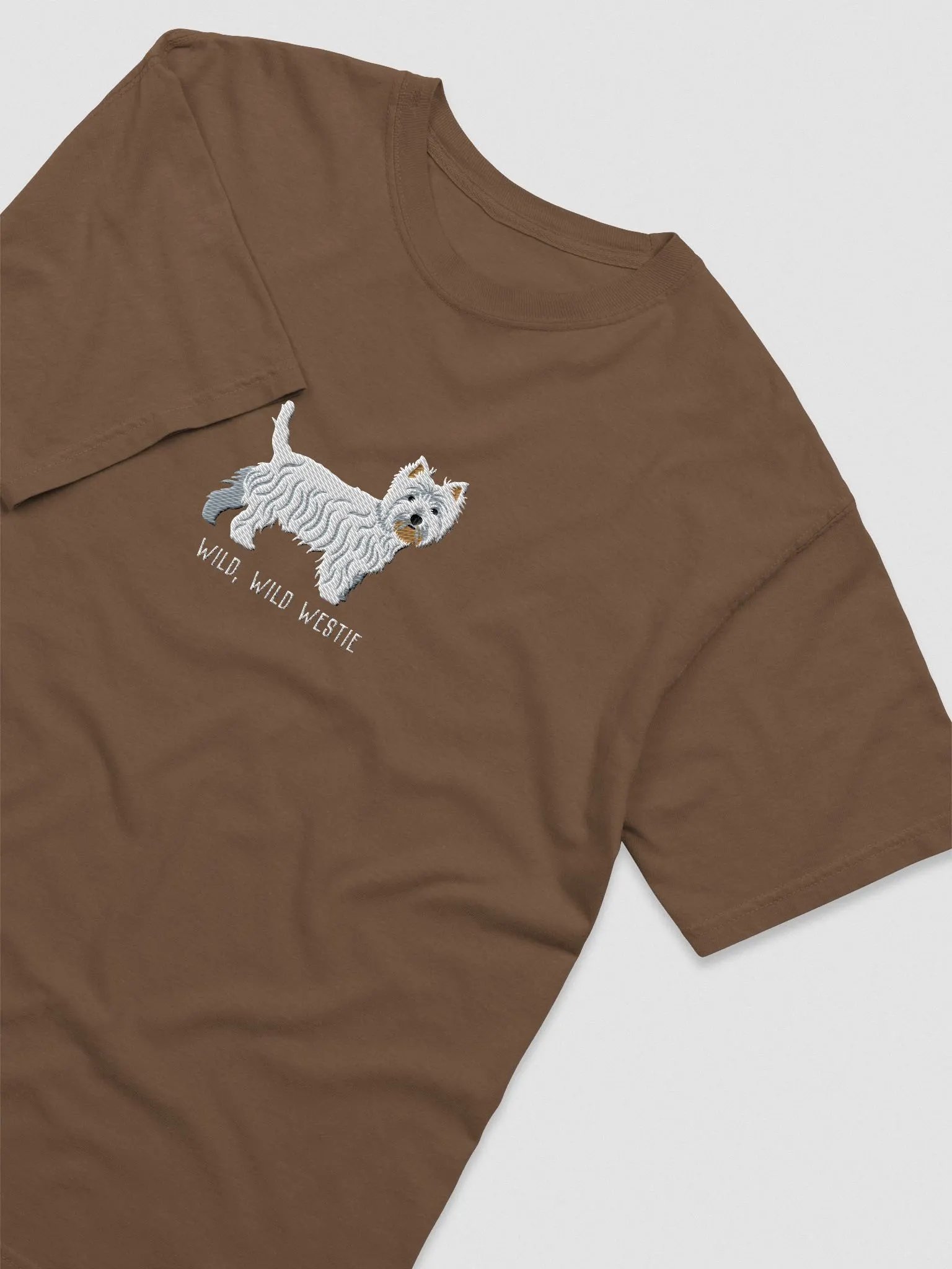 Wild, Wild Westie T-Shirt(Embroidered) of a West Highland White Terrier product image (6)