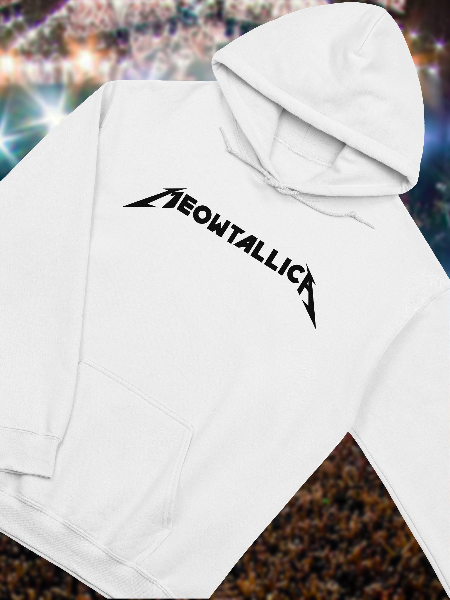 meowtallica hoodie product image (2)
