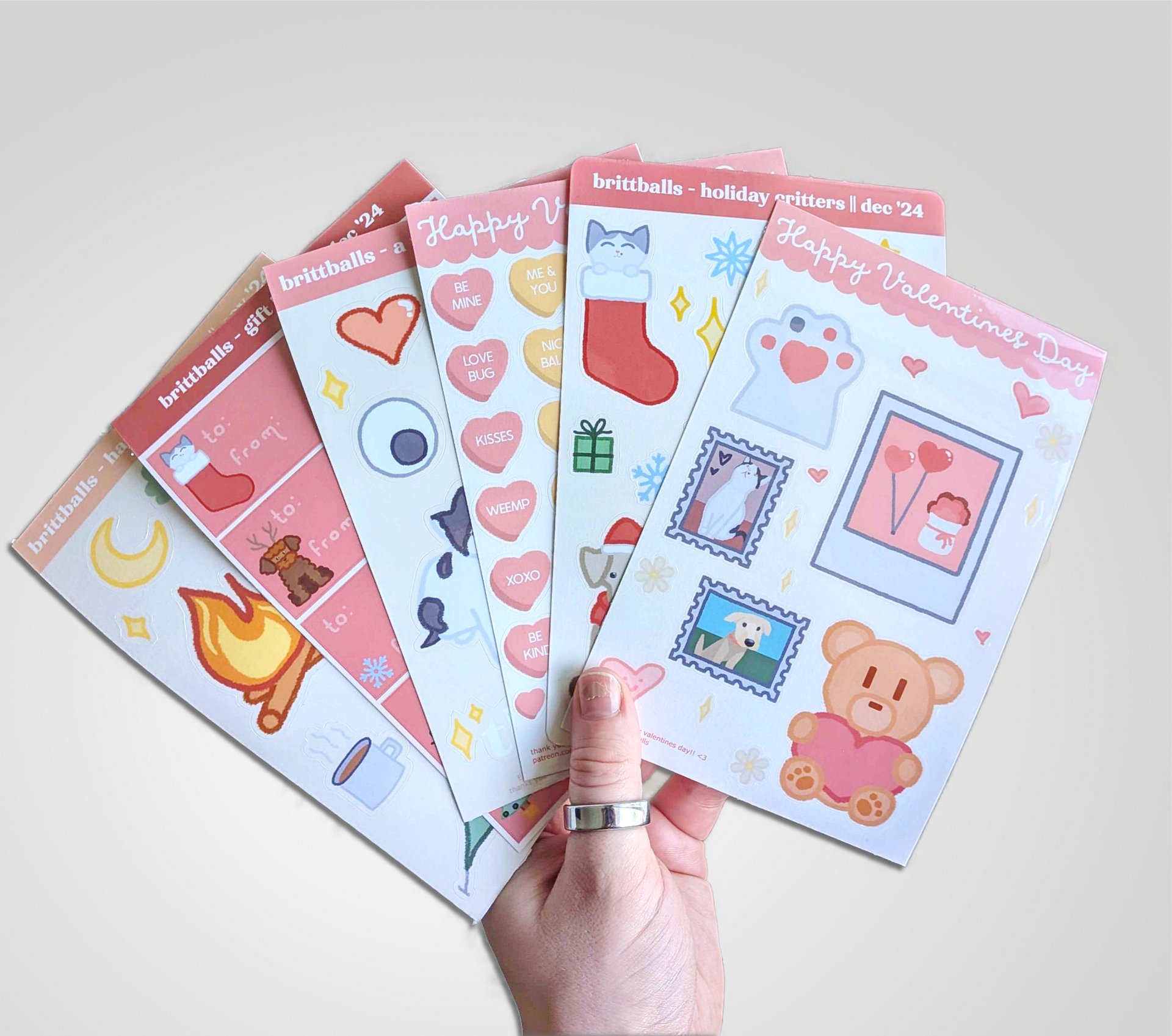 6 Sticker Sheet Bundle product image (1)
