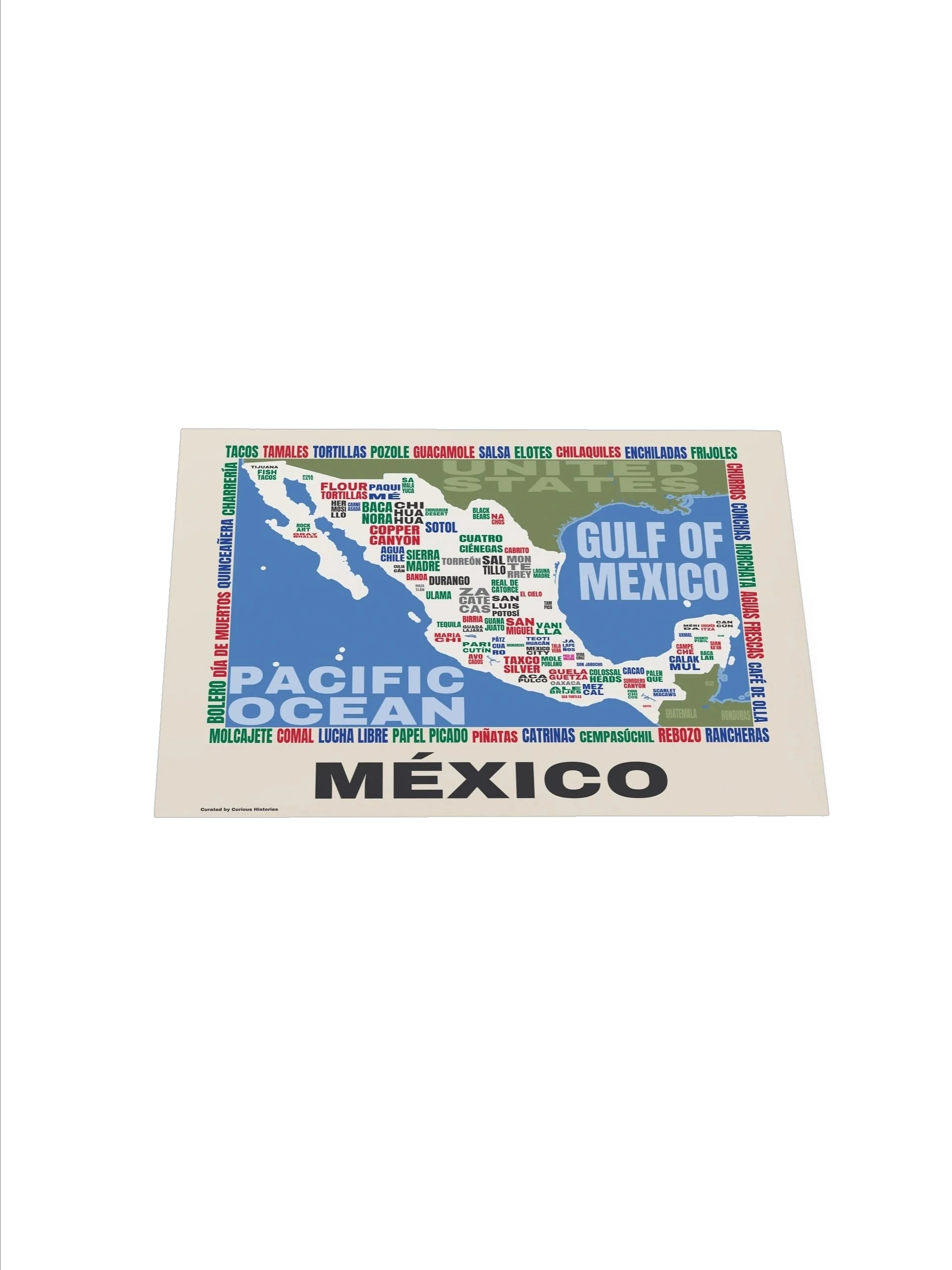 Mexico Word Map Print product image (1)