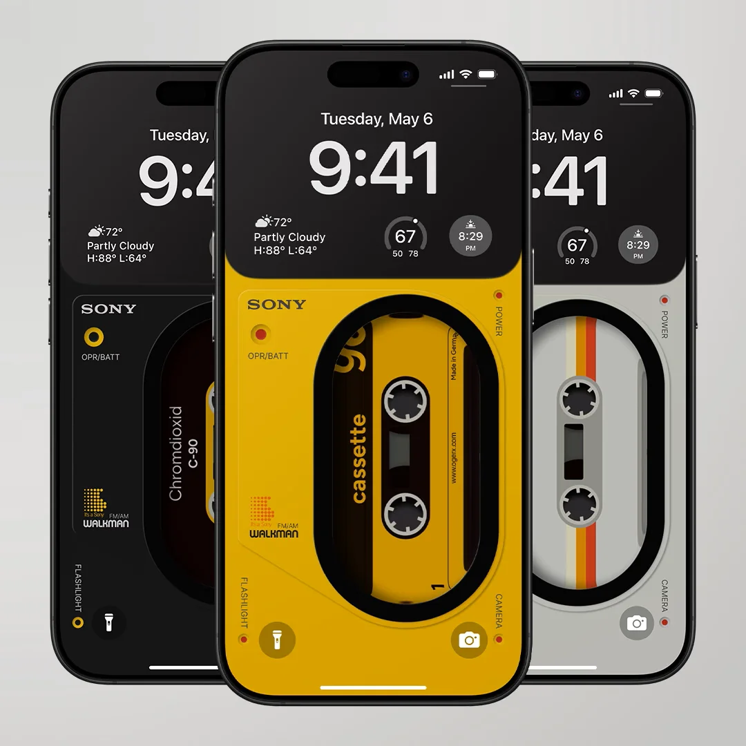 Walkman Cassette Wallpaper Pack product image (1)