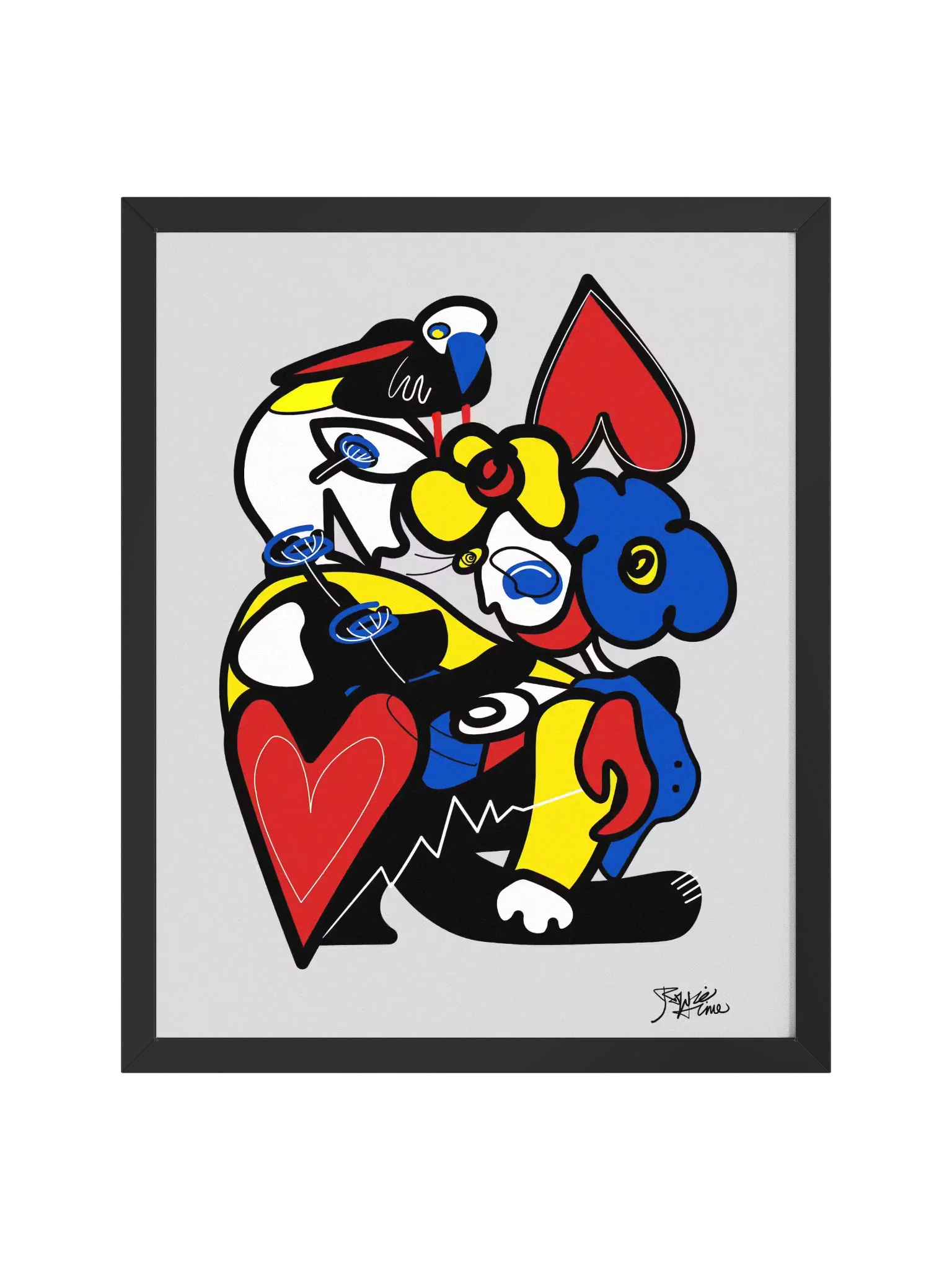 Framed Poster Wall Art: The beauty of loving a dog product image (1)