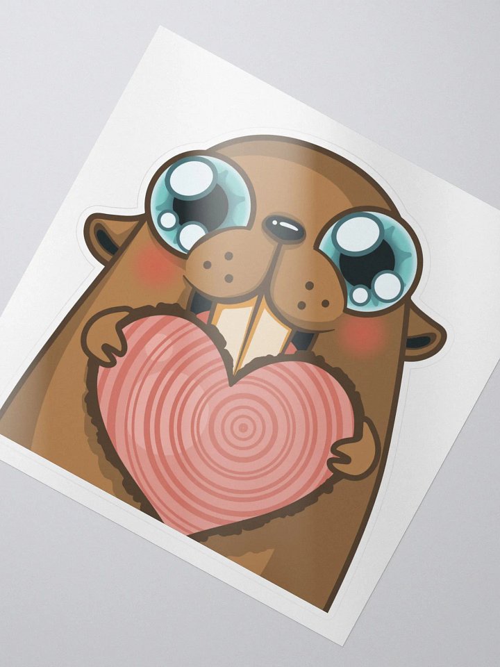 Beaver Love Sticker product image (2)