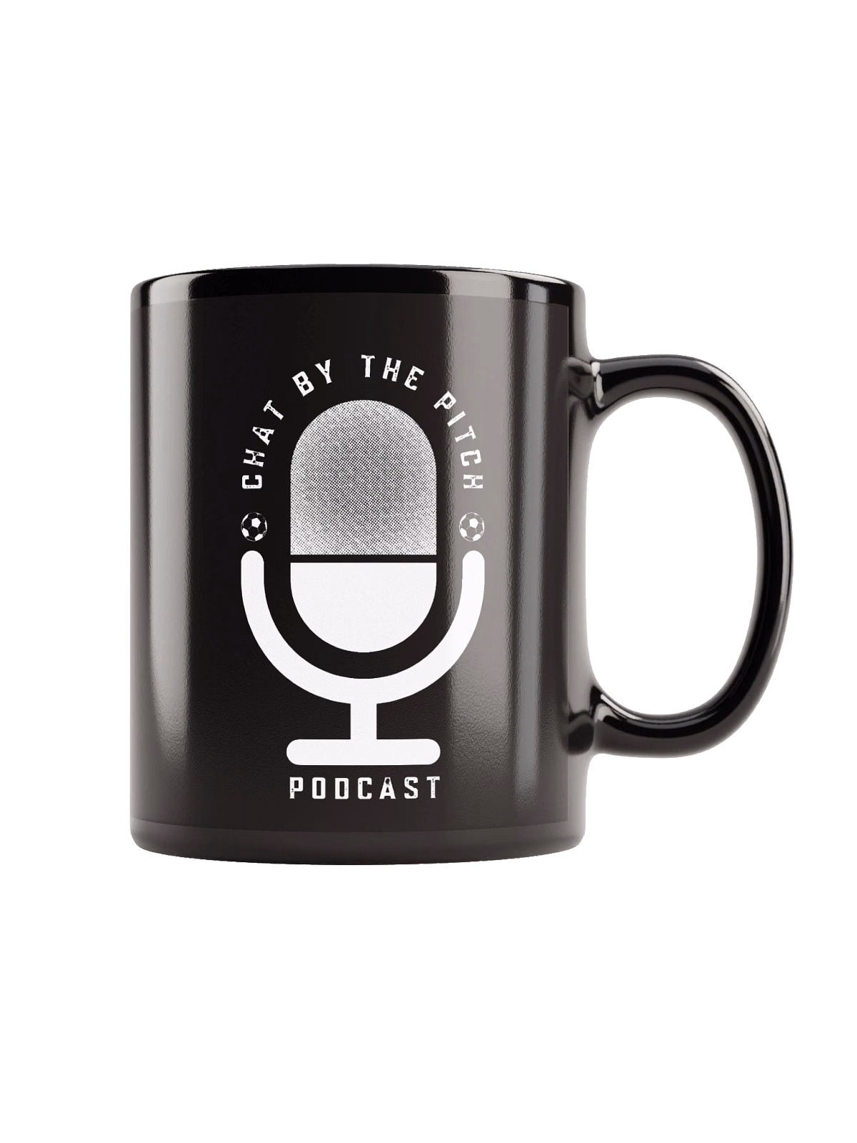 CBTP Glossy Black Ceramic Mug