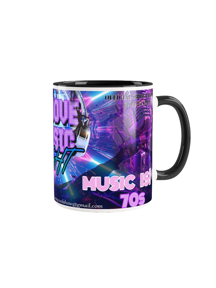 70s Groove Music Night Official Show Banner Ceramic Mug product image (4)