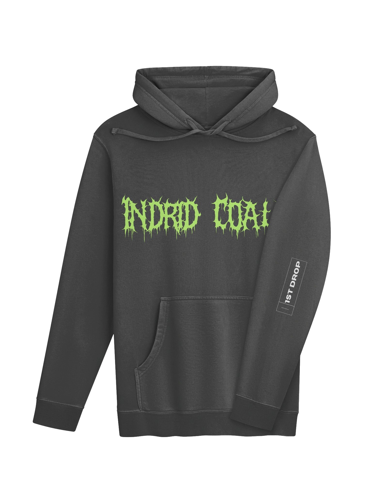 Indrid Coald Neon Green Slate Hoodie product image (4)