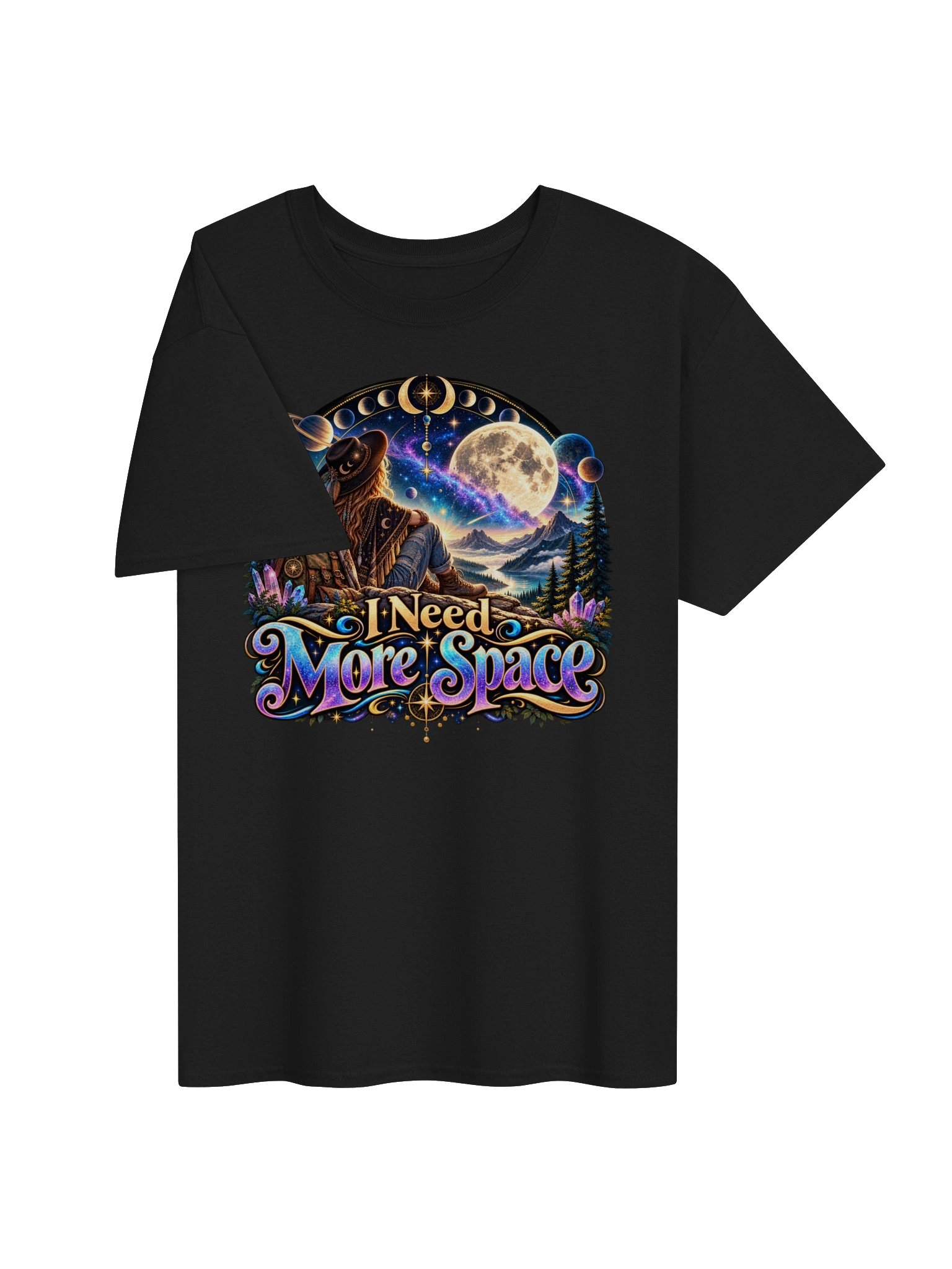 I Need More Space - Gildan Heavyweight T-Shirt - Cosmic Wanderer & Space Art product image (6)