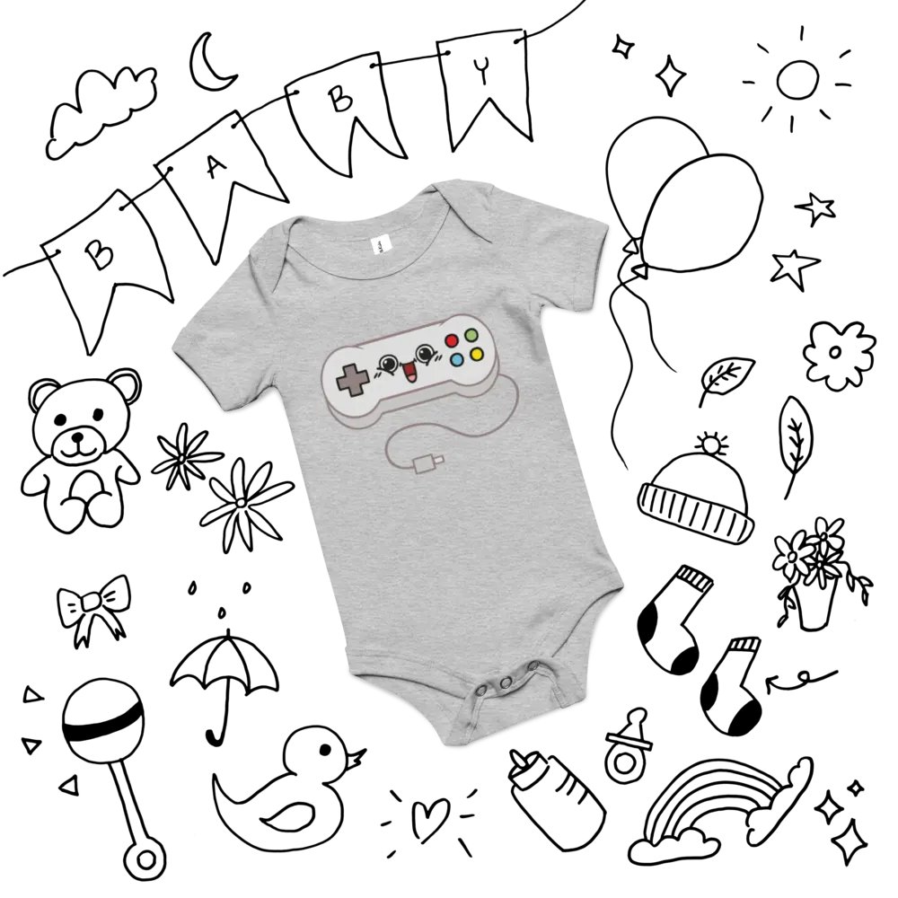 Baby Graphic One-Piece Baby Controller product image (10)