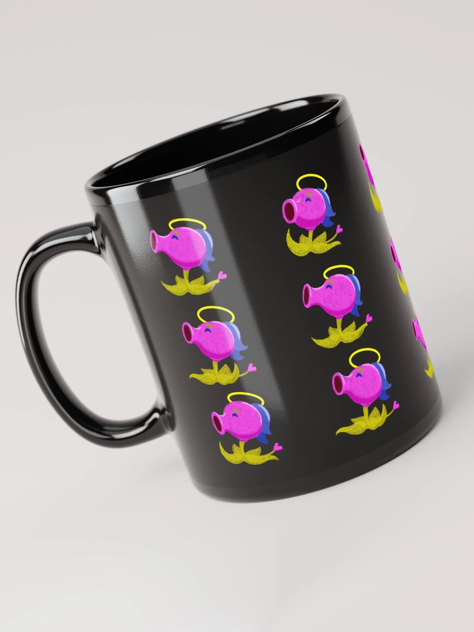 Angel Pea Animation Mug - Black product image (3)
