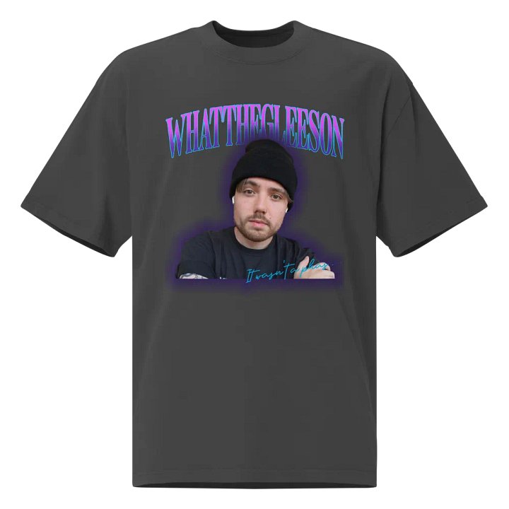 WhatTheGleeson 90s Bootleg Oversized T Shirt product image (1)