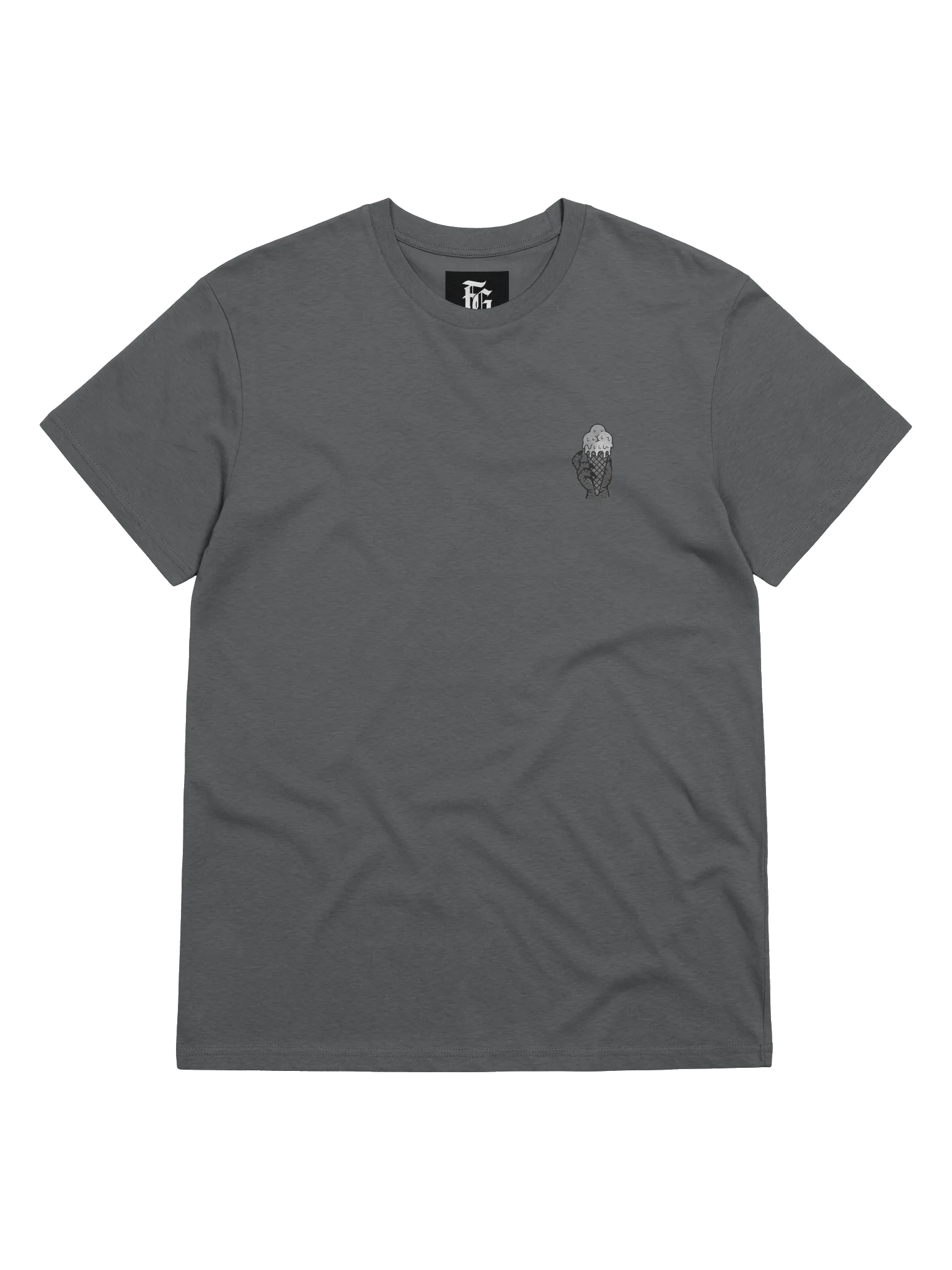 FOMOgator Ice Cream Shirt - Greyscale product image (1)