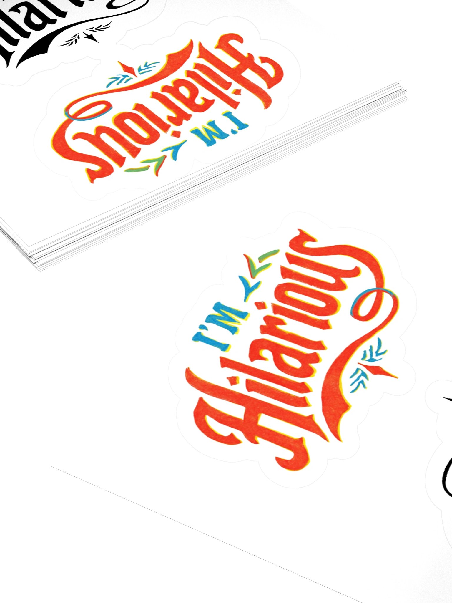 I'm Hilarious sticker product image (2)