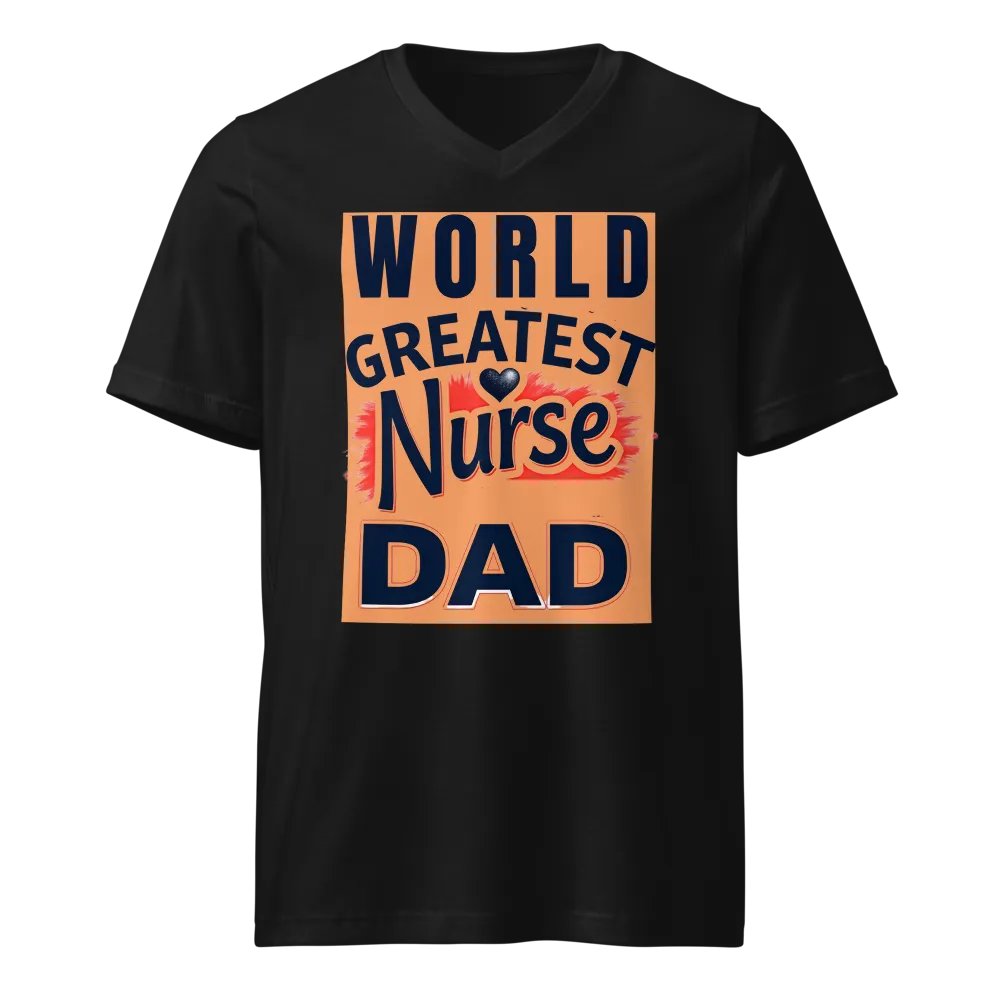 Heartfelt Nurse Dad V-Neck Tee product image (1)